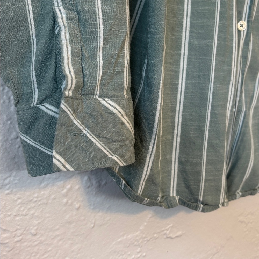 Auden Striped Women’s Cotton Blend Pajama Top Sleep Shirt L - Picture 4 of 8